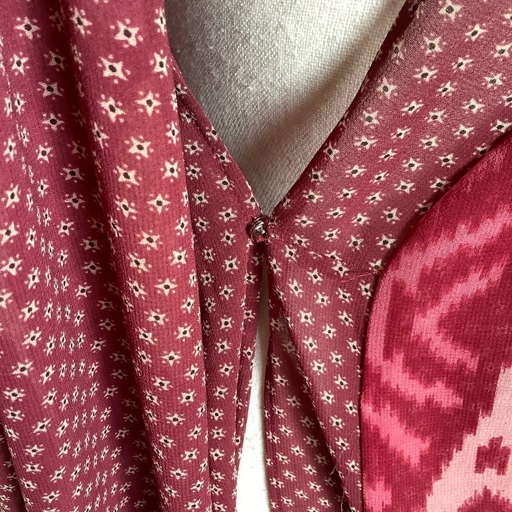 Scotch & Soda Colorful Patterned Block Wrap Kimon… - image 6